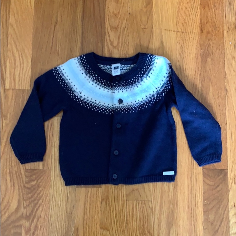 Janie and Jack button down sweater.